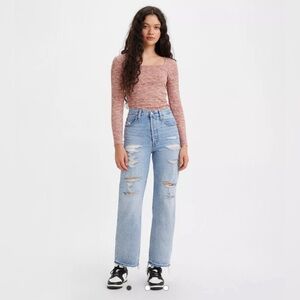 Levi’s Ribcage Straight Ankle Jeans
